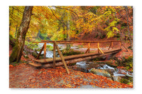  Autumn Landscape 2 16 po x 24 po : Cadre d'art mural et panneau de tissu