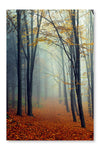 Autumn Landscape 24 po x 36 po : Oeuvre d’art murale en panneau de tissu sans cadre