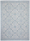 Carpette Neisha Traditional bleue 6 pi 7 po x 9 pi 6 po