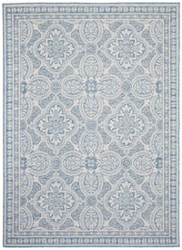 Carpette Neisha Traditional bleue 6 pi 7 po x 9 pi 6 po
