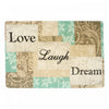 Napperon Eva « Love Laugh Dream » 12 x 18 - ensemble de 12