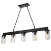 Luminaire suspendu Menlo Park à 5 ampoules