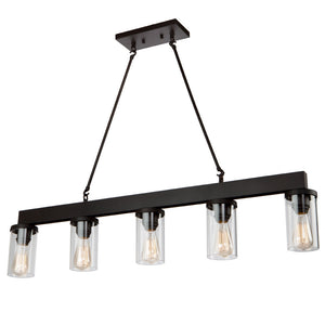Luminaire suspendu Menlo Park à 5 ampoules