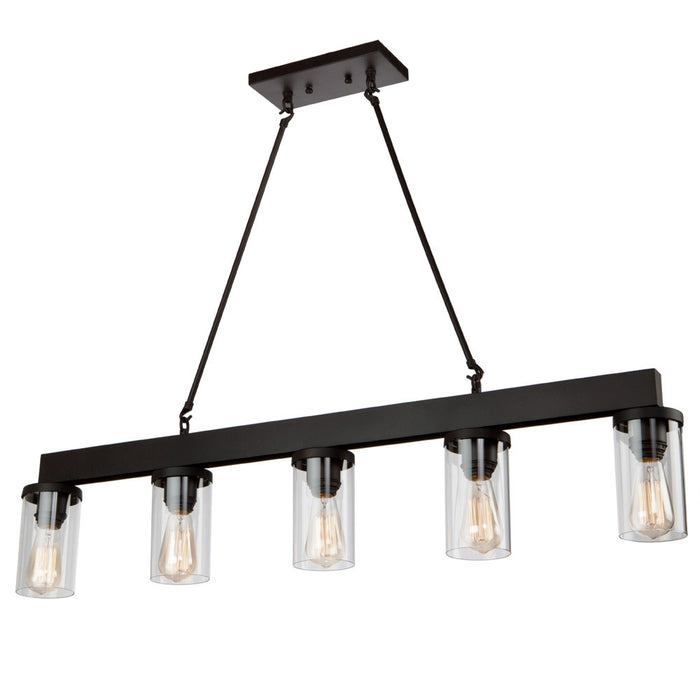 Luminaire suspendu Menlo Park à 5 ampoules