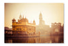  Sikh Gurdwara Golden Temple 28 po x 42 po : Cadre d'art mural et panneau de tissu