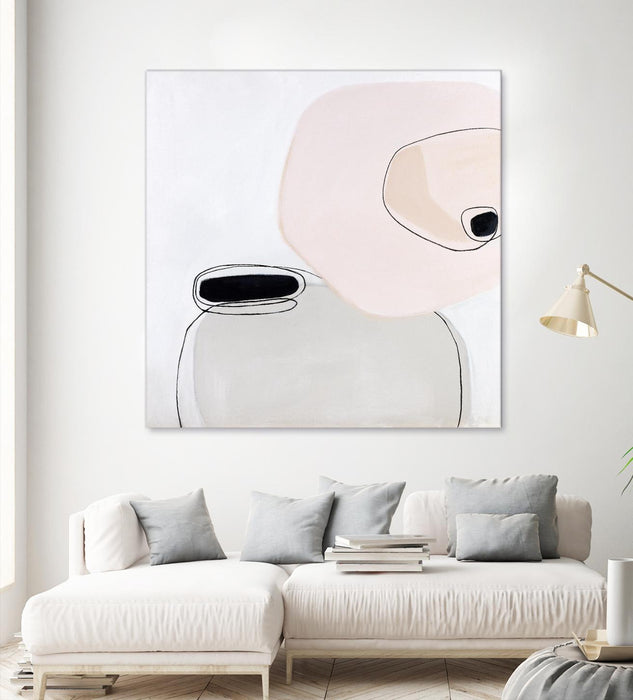 Œuvre d’art murale Giant Art « Tranquility » 72 x 72