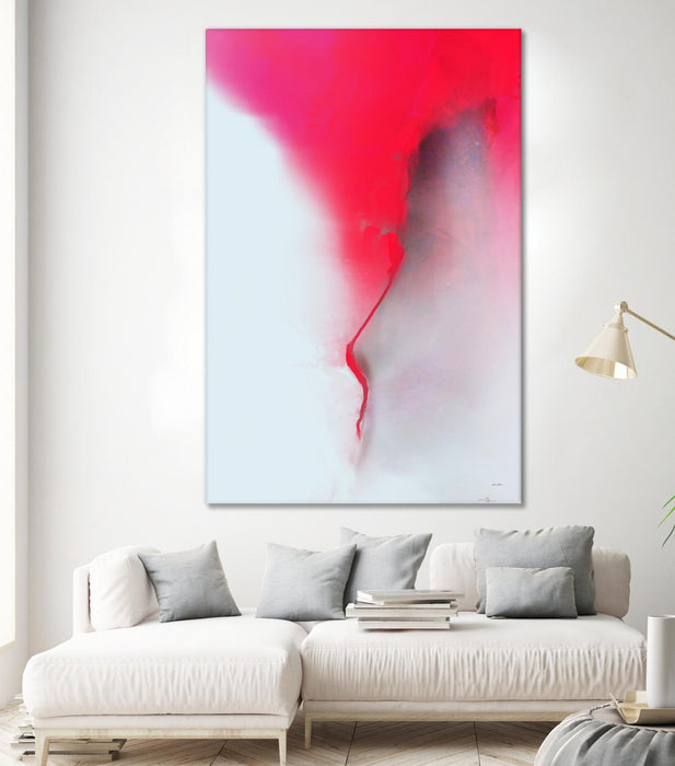 Œuvre d’art murale Giant Art « Blue Ice » 84 x 54
