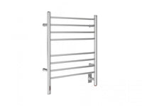  Porte-serviette chauffant mural Prestige d’Ancona à 8 barres avec minuterie intégrée - AN-5326 