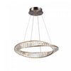 Luminaire suspendu Stella nickel satiné à DEL de 25 W