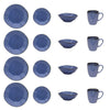 Service de vaisselle Ryo 16 pièces - bleu