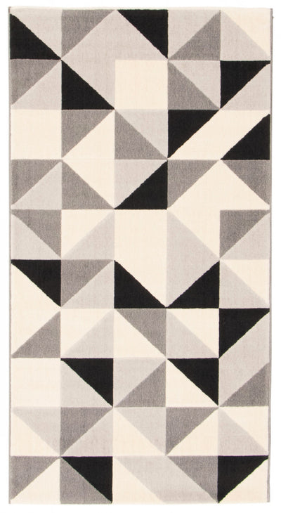 Nuria Black 2'8" x 4'11" Area Rug