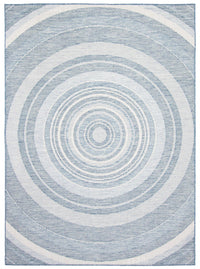 Carpette Neisha Modern bleue 6 pi 7 po x 9 pi 6 po