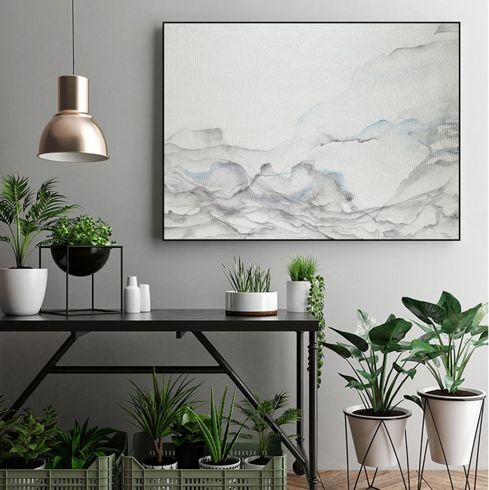 Œuvre d’art murale sur toile encadrée noire « Gentle Maturity » 32 x 24
