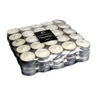 Paquet de 100 bougies chauffe-plats blanches non parfumées