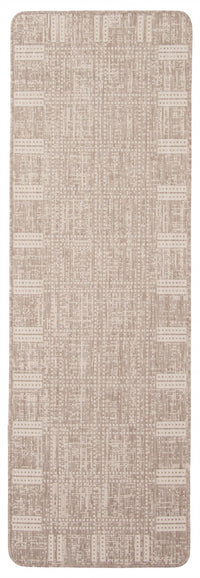 Carpette Joni taupe - 2 pi 2 po x 6 pi 7 po