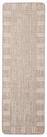 Carpette Joni taupe - 2 pi 2 po x 6 pi 7 po