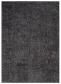 Carpette à poil long Hansol gris foncé 6 pi 0 po x 9 pi 0 po