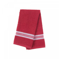 Essuie-mains rouge 16 x 27 de luxe - ensemble de 6 serviettes