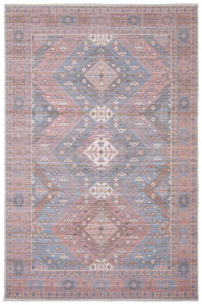 Samia Blue Rug 7'10" X 10'0" Area Rug