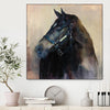 "Ritzy" Canvas Framed Black 20x20 Wall Art