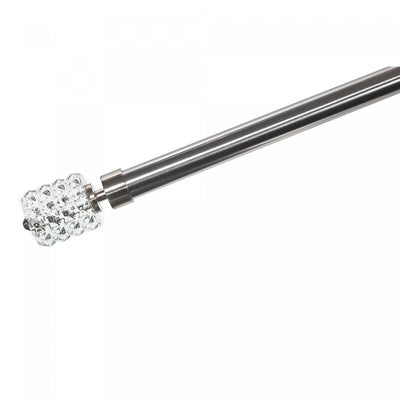 25/28mm Drape Pole Set Imperial - Nickel|Ensemble de tringles à rideaux impériales de 25 à 28 mm - couleur nickel