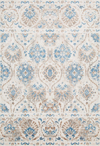 Carpette Shi Flora bleue 3 x 5