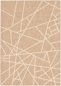 Carpette Sadie Abstract Taupe-Champagne - 7 pi 10 pox 10 pi 2 po