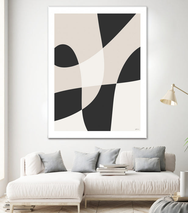 Œuvre d’art murale Giant Art « Art Graphique » 72 x 54