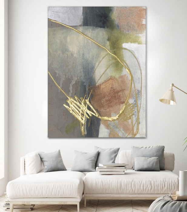 Œuvre d’art murale Giant Art « Burnished Loops Ii » 72 x 54