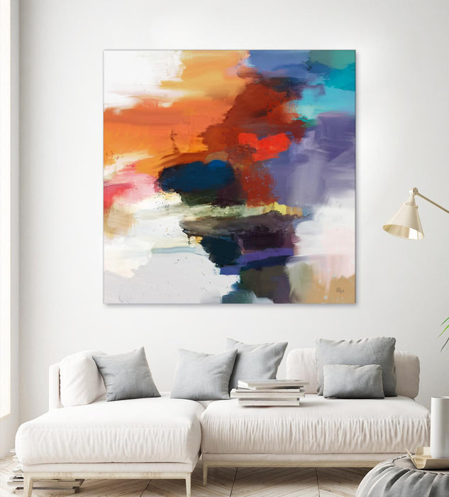Œuvre d’art murale Giant Art « Interplay » 72 x 72