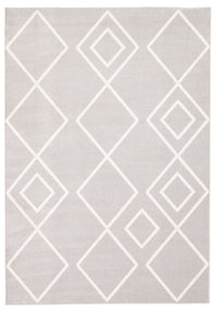 Carpette Kenza grise lavable à la machine - 8 pi 0 po x 10 pi 0 po