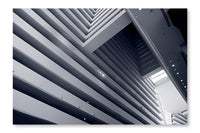  Architecture Background 28 po x 42 po : Cadre d'art mural et panneau de tissu