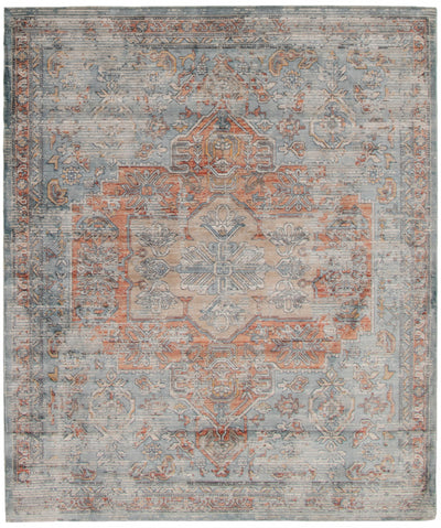 Baina Heriz Blue Area Rug - 5'3" x 6'7"