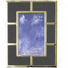Cadre noir plaqué or 5 x 7