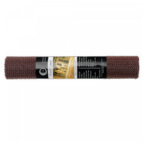 Tapis antidérapant chocolat de 12 po x 60 po en PVC - ensemble de 6 articles de rangement pour la cuisine