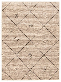 Tapis Grande, gris / brun, 3 pi 11 po X 5 pi 7 po