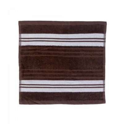 Deluxe Wash Cloth 12 x 12 Chocolate - Set of 6 Towels|Débarbouillette chocolat 12 x 12 de luxe - ensemble de 6 serviettes