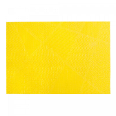 Vinyl Placemat Electrify Yellow - Set of 12|Napperon jaune en vinyle à motif électrisant - ensemble de 12