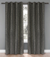 Rideau à oeillets Columbia 54 po x 95 po (ensemble de 2) - noir