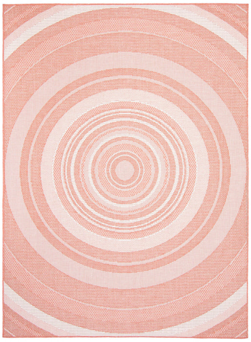 Carpette Neisha Modern corail 6 pi 7 po x 9 pi 6 po