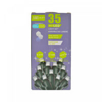 Jeu de 35 lumières à DEL de 5 mm pour l’intérieur et l’extérieur avec ampoules transparentes - ensemble de 2 jeux de lumières de Noël