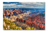  Grand Canyon 16 po x 24 po : Cadre d'art mural et panneau de tissu