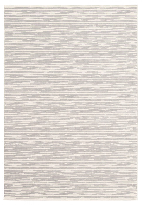 Carpette Eadda gris clair 6 pi 7 po x 9 pi 6 po