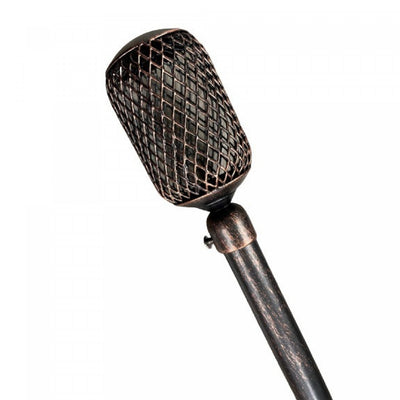 16/19mm Metal Drape Pole Set Annette - Black Copper|Ensemble de tringles à rideaux Annette de 16 à 19 mm en métal - cuivre noir