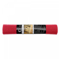 Tapis antidérapant rouge de 12 po x 60 po en PVC - ensemble de 6 articles de rangement pour la cuisine