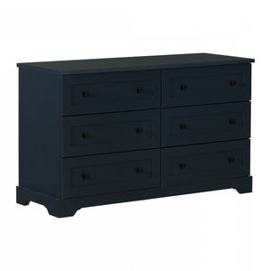 Commode Hazen à 6 tiroirs - bleu marine