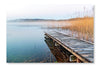 Irish Lake Before Sunrise 28 po x 42 po : Cadre d'art mural et panneau de tissu