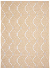 Carpette Neisha Abstract dorée 6 pi 7 po x 9 pi 6 po