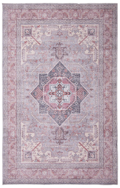 Ophelia Grey Rug 5'3" X 8'0" Area Rug