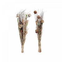 Bouquet floral séché exotique de 120 cm avec fleurs artificielles